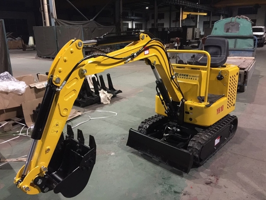 SJ10 مینی بیل مکانیکی بیل ماشین دو طبل کوتاه خزنده بیل برای 950kgs کوچک فضای کار