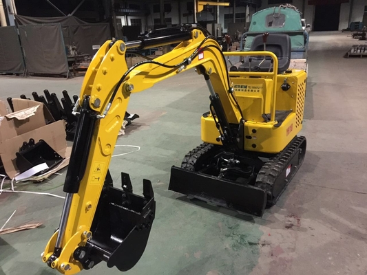 SJ10 مینی بیل مکانیکی بیل ماشین دو طبل کوتاه خزنده بیل برای 950kgs کوچک فضای کار