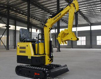 خزنده مینی بیل مکانیکی بیل ماشین 900kg کوچک جوینده ماشین سطل 0.025cbm ظرفیت