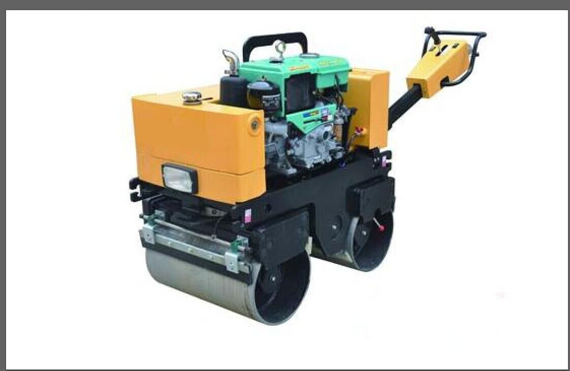 هیدرولیک دو درام غلتک جاده 1.0-1.3ton دیزل عامل کوچک شعاع درام غلتک فشرده
