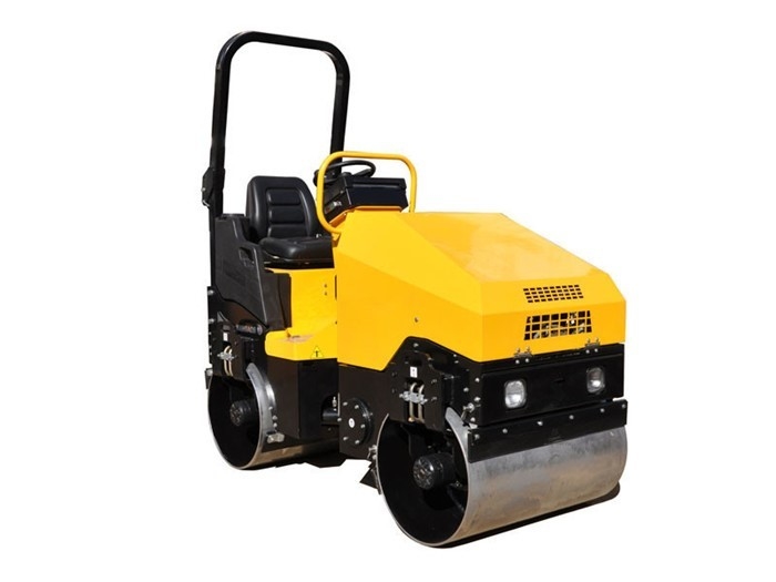 ISO پشت سر هم جاده 1.5T غلتک وزن دستگاه موتور دیزل یک سال گارانتی 1.3-1.5ton
